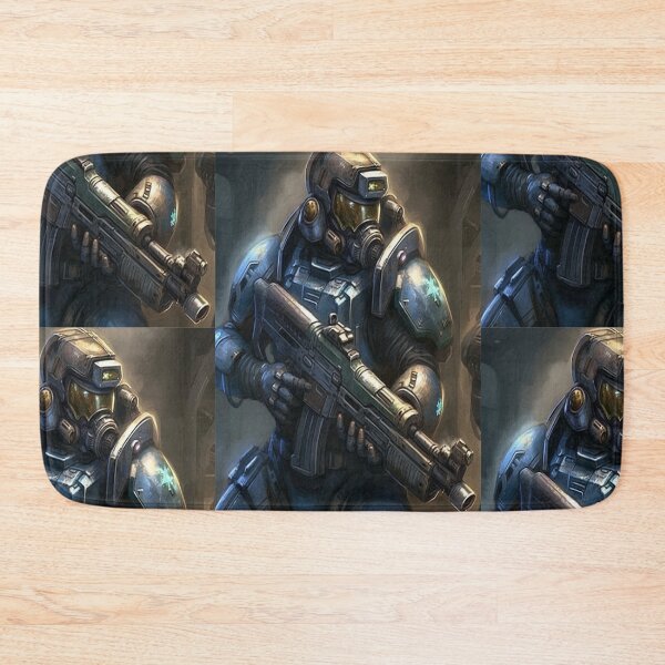 Item preview, Planet Warz - Terran Outfit - Blue GasMac SUIT-3K "Assassin" designed and sold by Brazz Official.