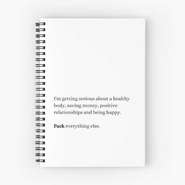 Item preview, Getting Serious About Healthy Body, Saving Money, Positive Relationships and Being Happy designed and sold by freyscollection.