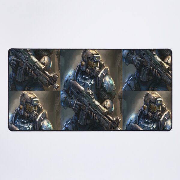 Item preview, Planet Warz - Terran Outfit - Blue GasMac SUIT-3K "Assassin" designed and sold by Brazz Official.