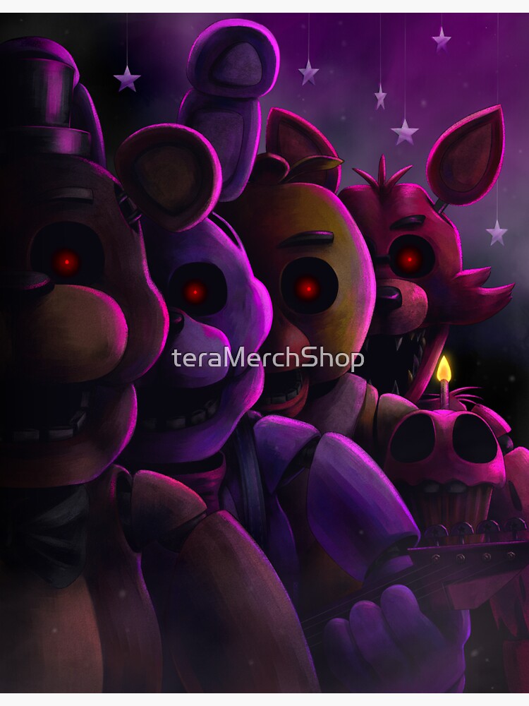 Withered foxy five nights at freddys 2 Magnet for Sale by teraMerchShop