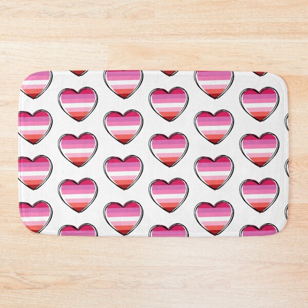 Item preview, LESBIAN PRIDE FLAG HEART | CUTE LESBIAN PRIDE FLAG HEART designed and sold by Festive Feminist.