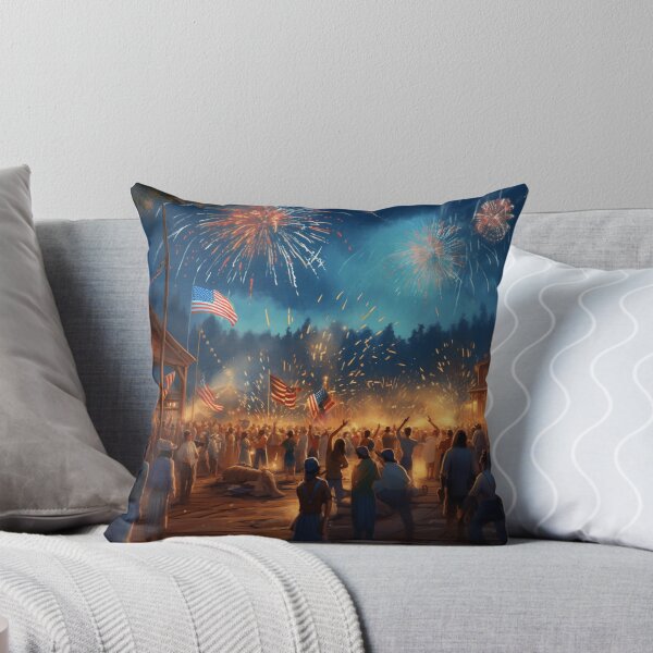 Artikelvorschau, People celebrating July 4th Independence Day entworfen und verkauft von WorldOfHolidays.