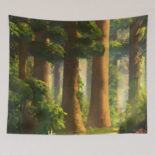 Item preview, Green forest art designed and sold by brandway.