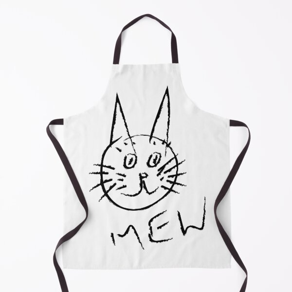 Item preview, Badly drawn cat says Mew designed and sold by QuirkyFreq.