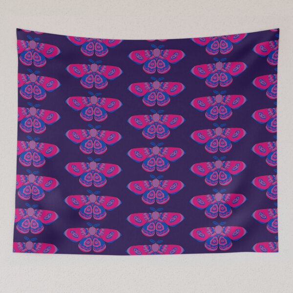 Item preview, Bisexual Pride Moth  designed and sold by Fave101.
