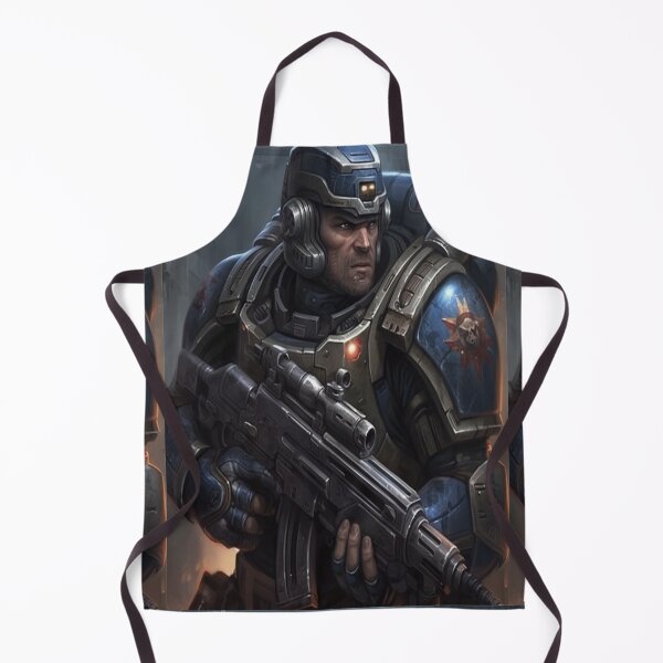 Item preview, Planet Warz - Terran Outfit - Silver and Blue Engi SUIT-4K "Gunner" designed and sold by Brazz Official.