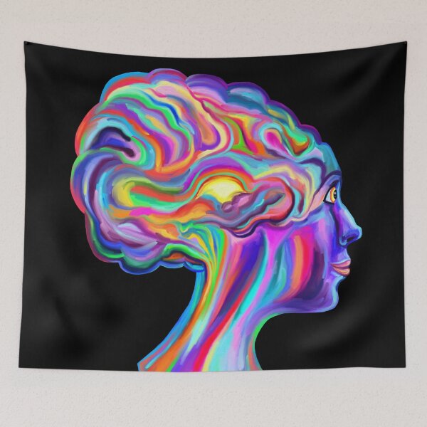 Item preview, Psychedelic Creative Brainstorm Girl designed and sold by Deborah Camp.