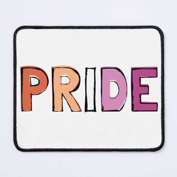Item preview, LESBIAN PRIDE | LESBIAN PRIDE BUBBLE TEXT | CUTE LESBIAN PRIDE ART designed and sold by Festive Feminist.
