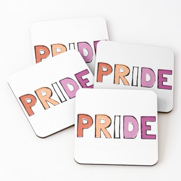 Item preview, LESBIAN PRIDE | LESBIAN PRIDE BUBBLE TEXT | CUTE LESBIAN PRIDE ART designed and sold by Festive Feminist.