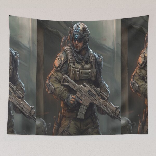 Item preview, Planet Warz - Terran Outfit - Beige Samando Outfit "Gunner" designed and sold by Brazz Official.
