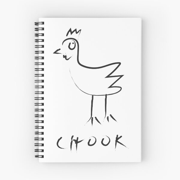 Item preview, Badly drawn chook is a chicken designed and sold by QuirkyFreq.