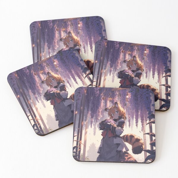 Item preview, Wisteria Raccoon Girl designed and sold by AiLoveAnime.