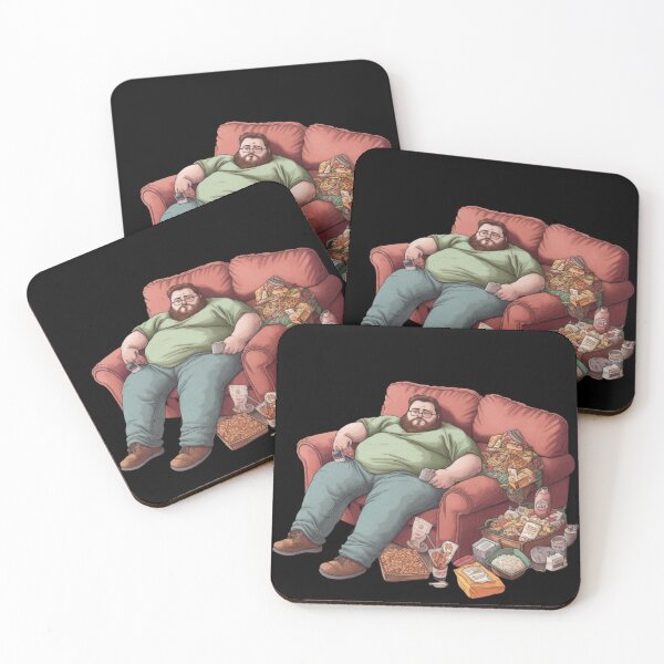 Item preview, Funny Fat Man designed and sold by JustArtDesign9.