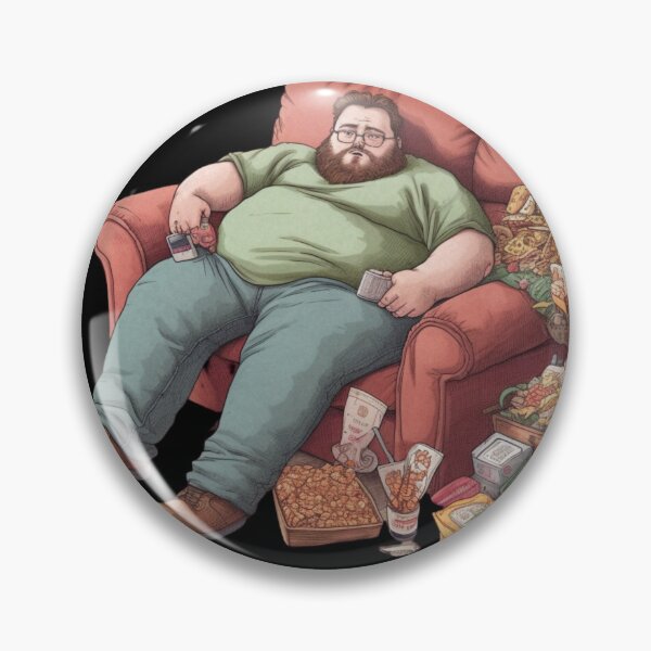 Item preview, Funny Fat Man designed and sold by JustArtDesign9.