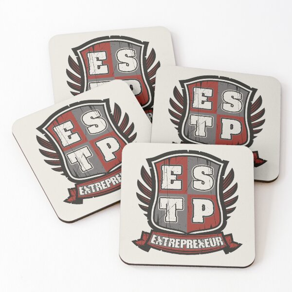 Item preview, ESTP Personality Badge designed and sold by Quoterasi.