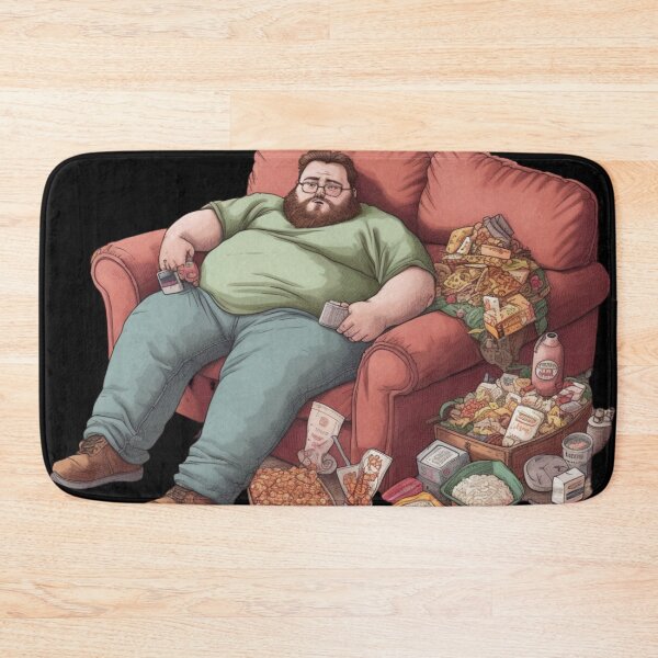 Item preview, Funny Fat Man designed and sold by JustArtDesign9.