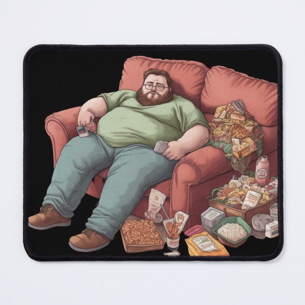 Item preview, Funny Fat Man designed and sold by JustArtDesign9.