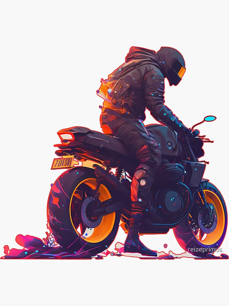 Synthwave 2024 motorcycle helmet