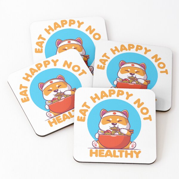 Item preview, eat happy not healthy designed and sold by Hasithasu.