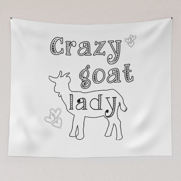 Item preview, Crazy Goat Lady designed and sold by Maindy.