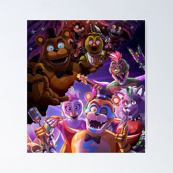 Withered foxy five nights at freddys 2 Poster for Sale by teraMerchShop