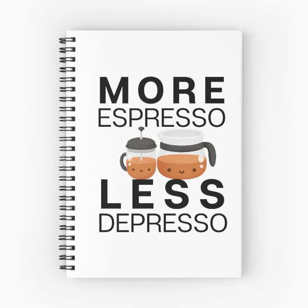 Item preview, More Espresso Less Depresso | Funny | Coffee Lover  designed and sold by freyscollection.