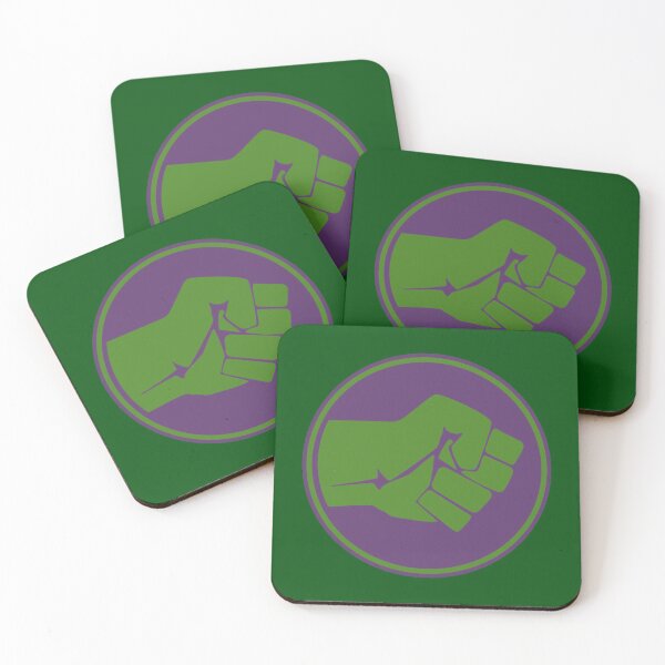 Item preview, Green Smash Fist Logo on Purple designed and sold by IORS.