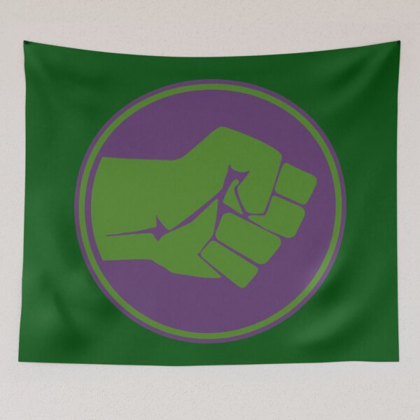 Item preview, Green Smash Fist Logo on Purple designed and sold by IORS.