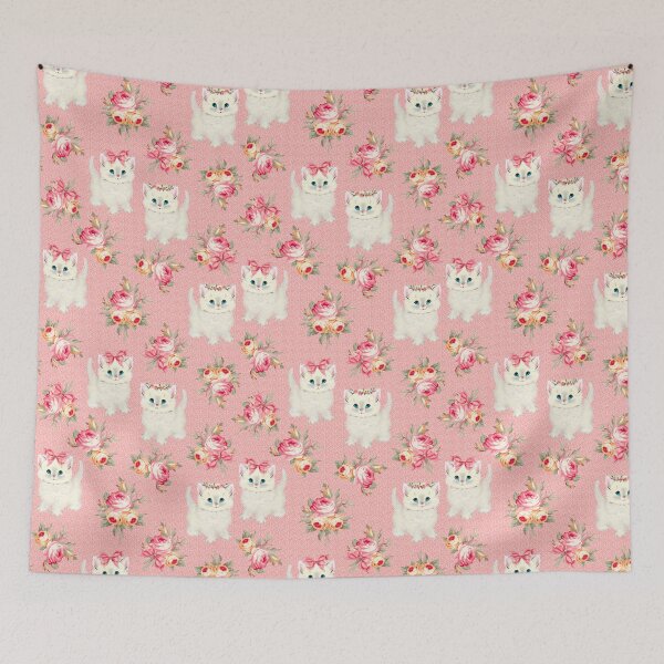 Item preview, Vintage Cottage Core Kitty Cat  designed and sold by RDevane.
