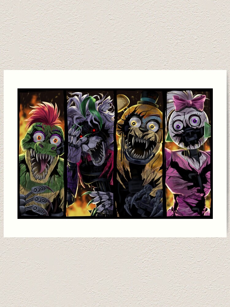 Withered foxy five nights at freddys 2 Art Board Print for Sale by  teraMerchShop