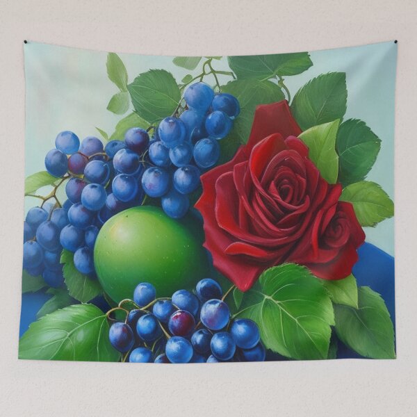 Item preview, Vibrant Fruits and Rose Fusion - Nature's Perfect Harmony designed and sold by Angelle55.