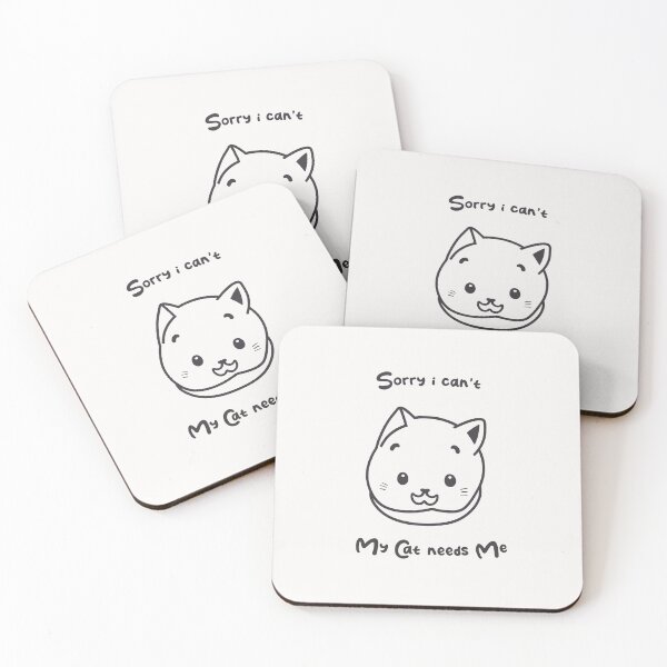 Item preview, Sorry I Cant My Cat Needs Me: Stand Out in Style designed and sold by Paolospresent.