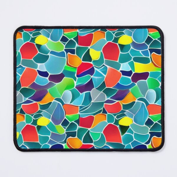 Item preview, Abstract Colorful Sea Glass Pattern designed and sold by calibrit.