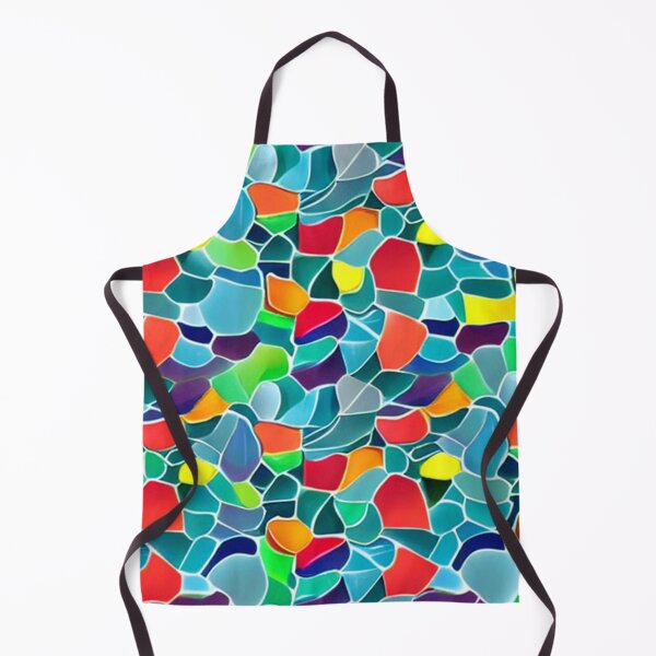 Item preview, Abstract Colorful Sea Glass Pattern designed and sold by calibrit.