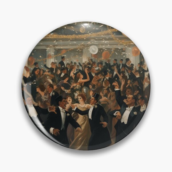 Artikelvorschau, A New Year Celebration in a BallRoom entworfen und verkauft von WorldOfHolidays.