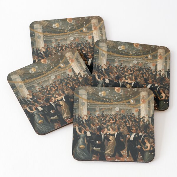 Item preview, A New Year Celebration in a BallRoom designed and sold by WorldOfHolidays.