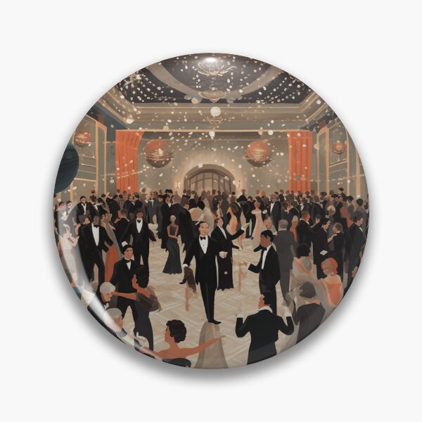 Artikelvorschau, A New Year Celebration in a BallRoom entworfen und verkauft von WorldOfHolidays.