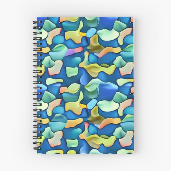 Item preview, Abstract Colorful Sea Glass Pattern designed and sold by calibrit.