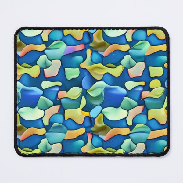 Item preview, Abstract Colorful Sea Glass Pattern designed and sold by calibrit.