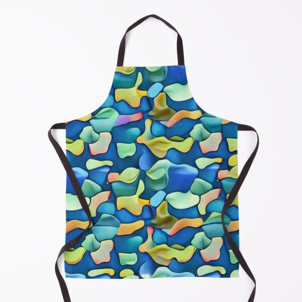 Item preview, Abstract Colorful Sea Glass Pattern designed and sold by calibrit.