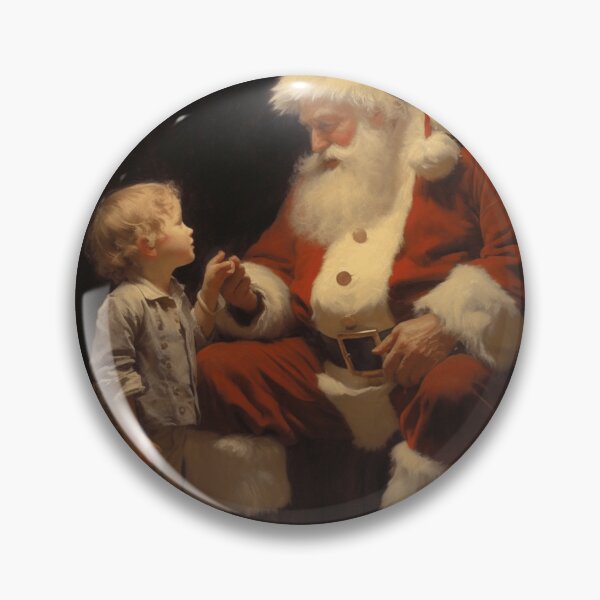 Item preview, Santa visiting a child designed and sold by WorldOfHolidays.