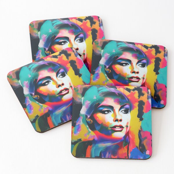 Item preview, Digital art abstract portrait | retro aesthetics  designed and sold by CiceroSpin.