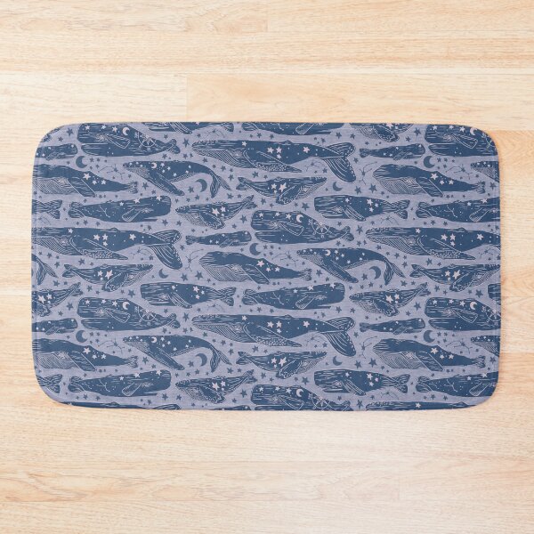 Item preview, Whales in the Sparkling Sky designed and sold by Leah Nicole Designs.