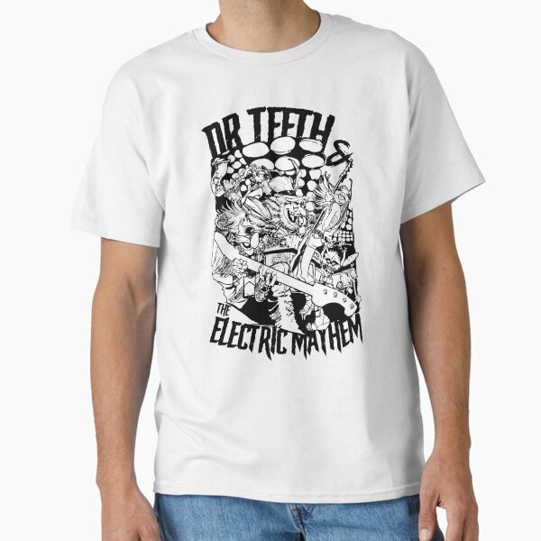 Vista previa del artículo con la obra «Regalos para hombres Black Sketch Electric Mayhem Concierto», diseñado y vendido por NOONARECORDR.