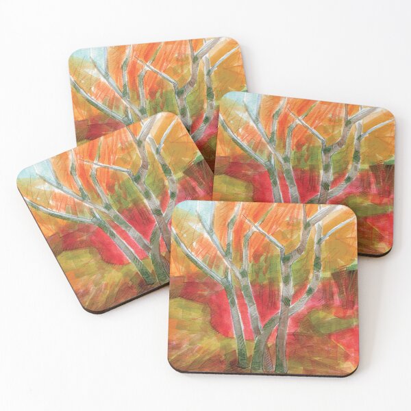 Item preview, Sunset Birch Trees designed and sold by Alexandria Levin.