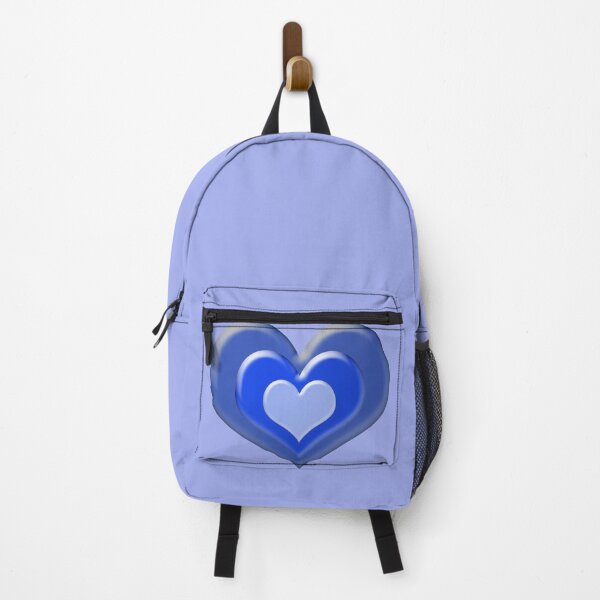 Item preview, Shades of Blue Stacked Hearts 3-D Look designed and sold by Karen Simon.