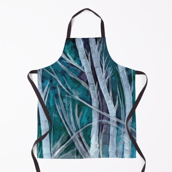 Item preview, Teal Forest Ghost Trees designed and sold by Alexandria Levin.