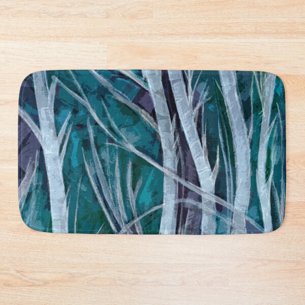 Item preview, Teal Forest Ghost Trees designed and sold by Alexandria Levin.