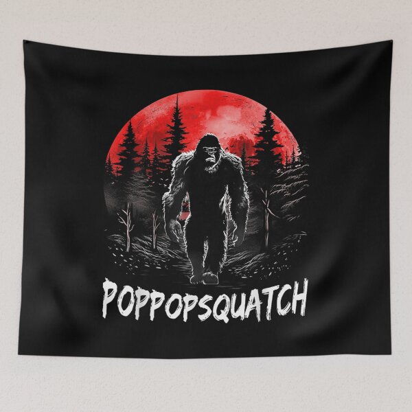 Item preview, poppop squatch - bigfoot dad sasquatch yeti fathers day designed and sold by catqudu.