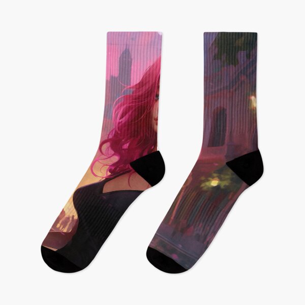 Item preview, Venetian Elegance: A Radiant Beauty with Pink Tresses designed and sold by oanaunciuleanu.